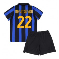 Inter Milan Henrikh Mkhitaryan #22 Hemmaställ Barn 2026-27 Korta ärmar (+ Korta byxor)